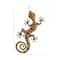 Multicolored Metal Lizard Wall Decoration